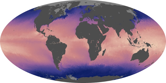 Global Map Sea Surface Temperature Image 187