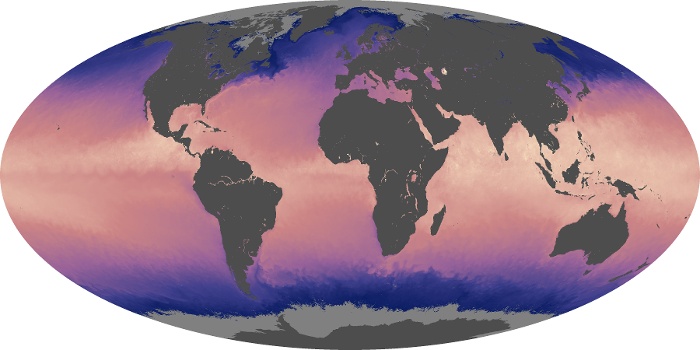 Global Map Sea Surface Temperature Image 191