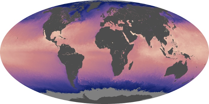 Global Map Sea Surface Temperature Image 193