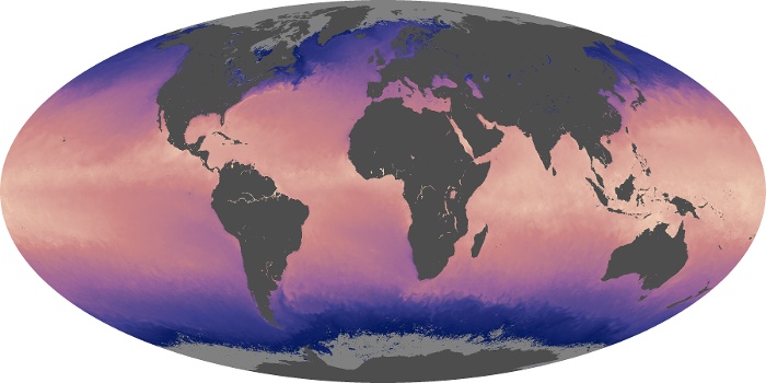 Global Map Sea Surface Temperature Image 197