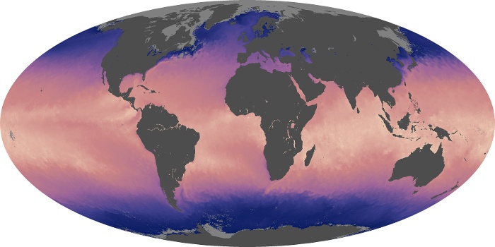 Global Map Sea Surface Temperature Image 200