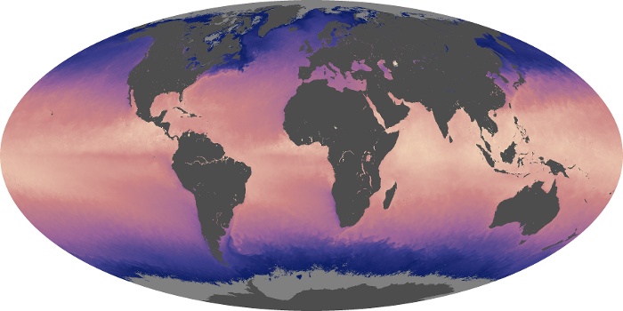 Global Map Sea Surface Temperature Image 203