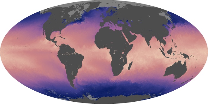 Global Map Sea Surface Temperature Image 211