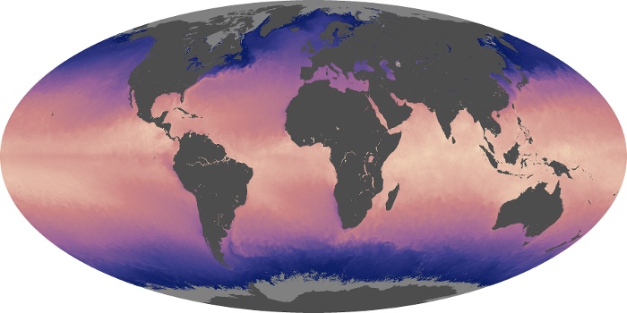 Global Map Sea Surface Temperature Image 214