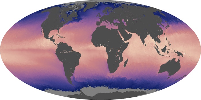 Global Map Sea Surface Temperature Image 215