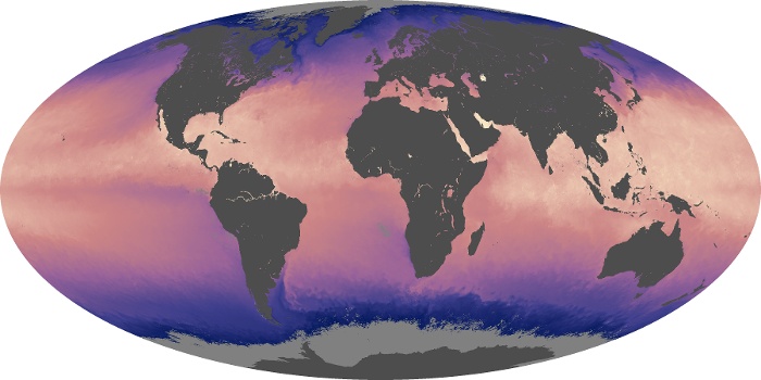 Global Map Sea Surface Temperature Image 219