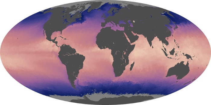 Global Map Sea Surface Temperature Image 226