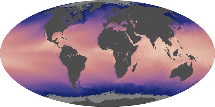 Global Map Sea Surface Temperature Image 227