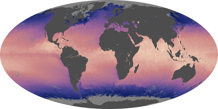 Global Map Sea Surface Temperature Image 238