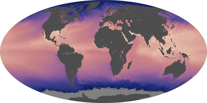 Global Map Sea Surface Temperature Image 241