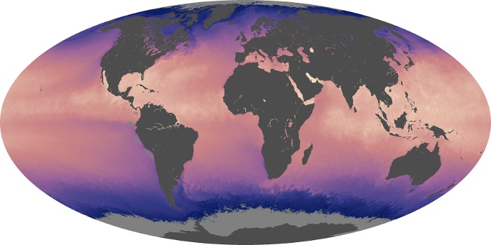 Global Map Sea Surface Temperature Image 243