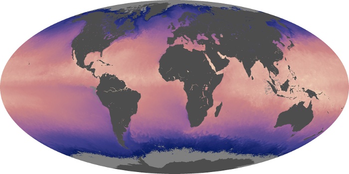 Global Map Sea Surface Temperature Image 244