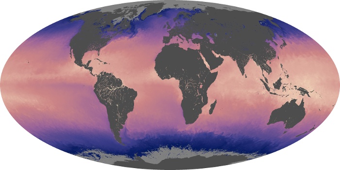 Global Map Sea Surface Temperature Image 245