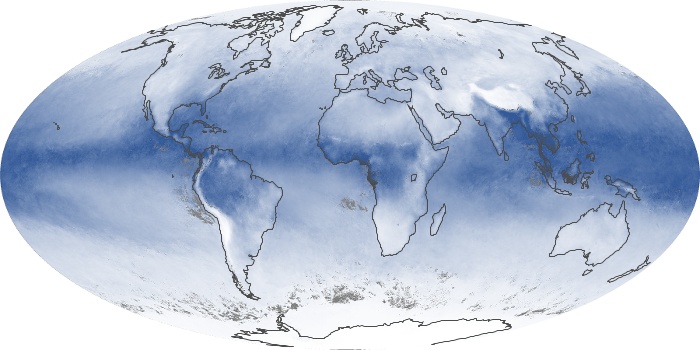 Global Map Water Vapor Image 3