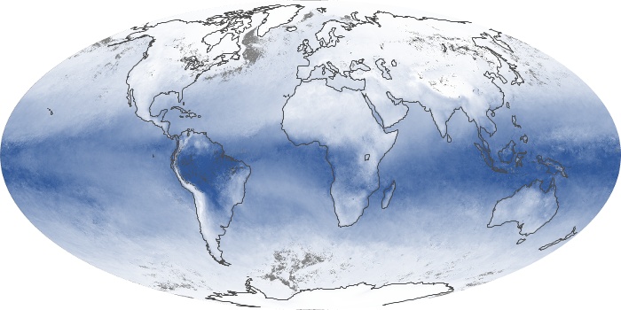 Global Map Water Vapor Image 8