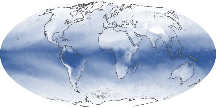Global Map Water Vapor Image 9