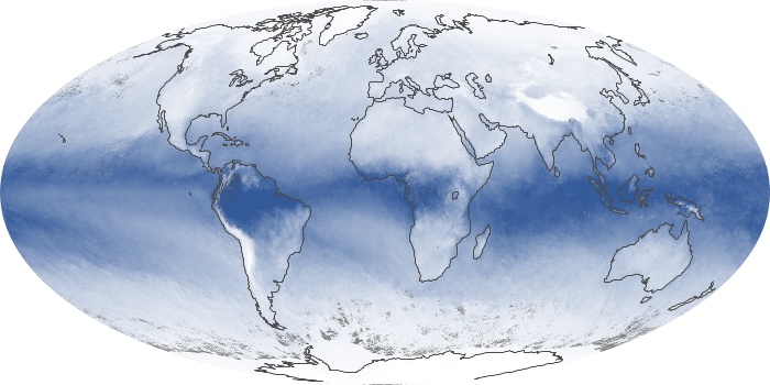 Global Map Water Vapor Image 10