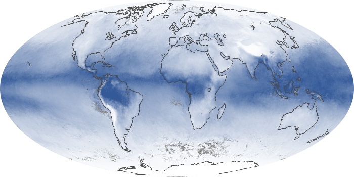 Global Map Water Vapor Image 16