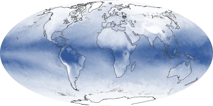 Global Map Water Vapor Image 17