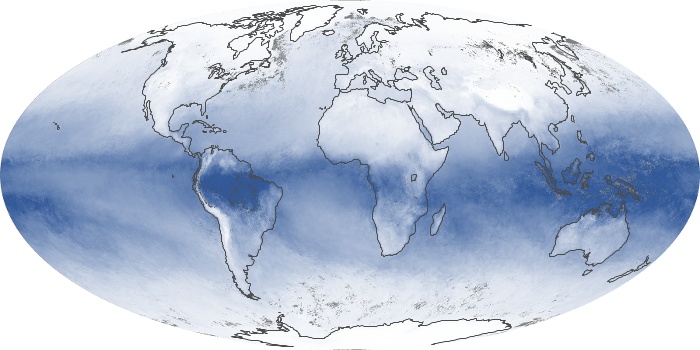 Global Map Water Vapor Image 20