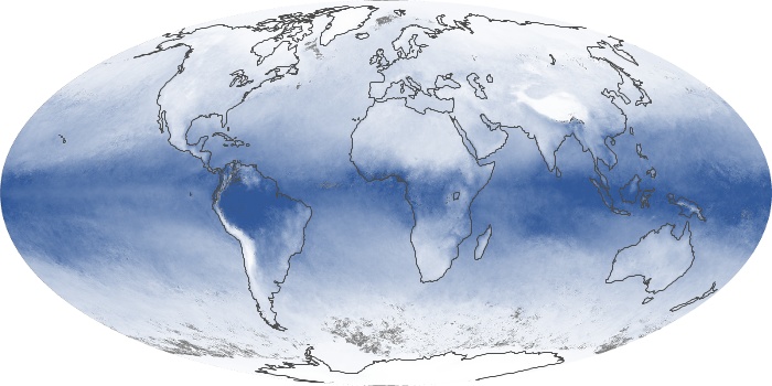 Global Map Water Vapor Image 22