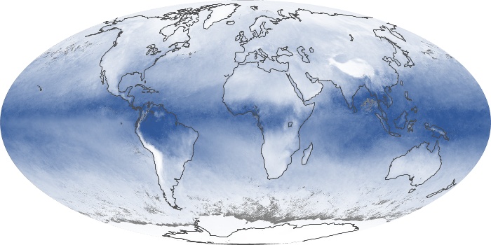 Global Map Water Vapor Image 23