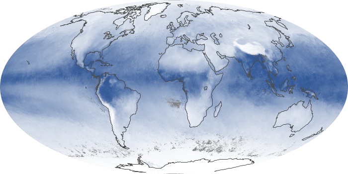 Global Map Water Vapor Image 27