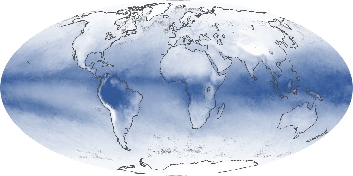 Global Map Water Vapor Image 29