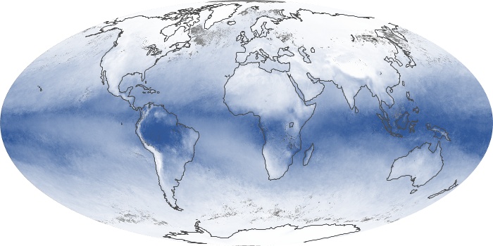 Global Map Water Vapor Image 30