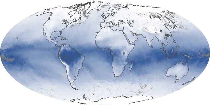 Global Map Water Vapor Image 32