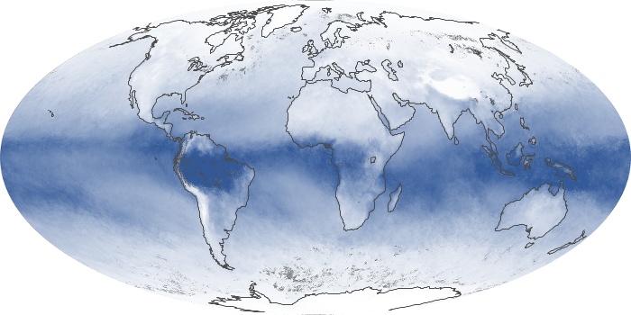Global Map Water Vapor Image 33