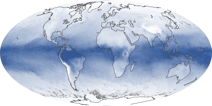 Global Map Water Vapor Image 34