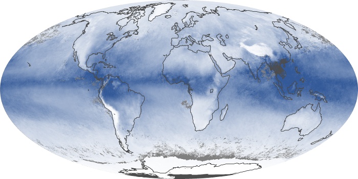 Global Map Water Vapor Image 36