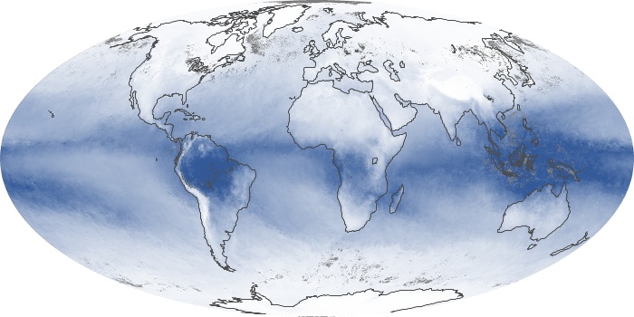 Global Map Water Vapor Image 42