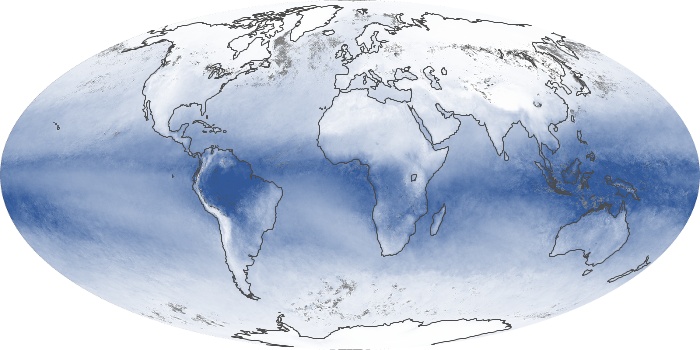 Global Map Water Vapor Image 43