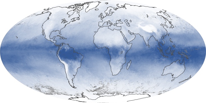 Global Map Water Vapor Image 46