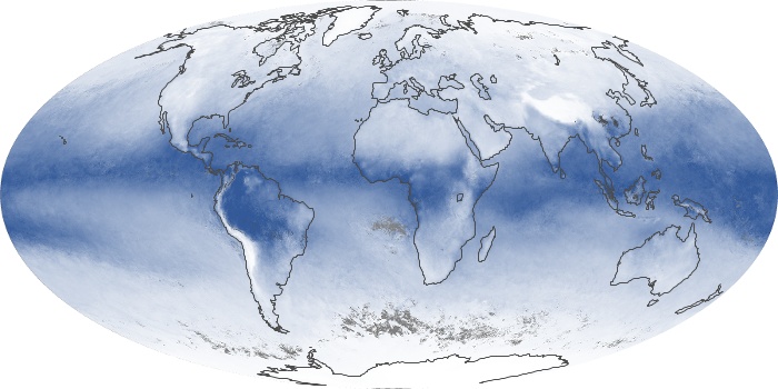 Global Map Water Vapor Image 52