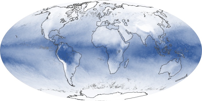 Global Map Water Vapor Image 65