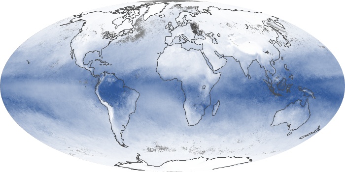Global Map Water Vapor Image 66