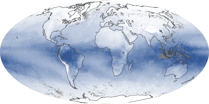 Global Map Water Vapor Image 68