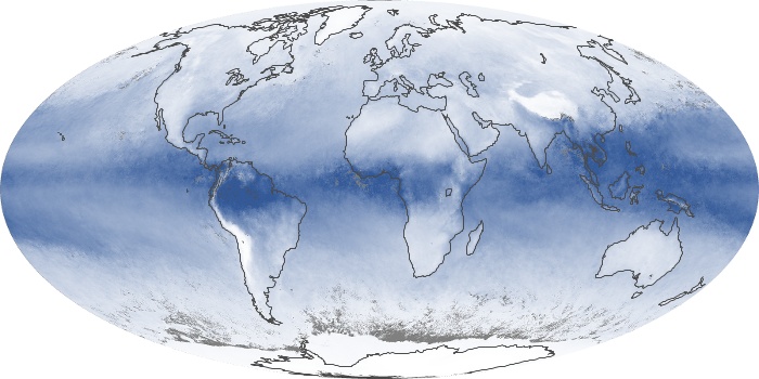 Global Map Water Vapor Image 71