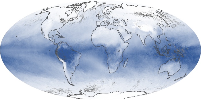 Global Map Water Vapor Image 80