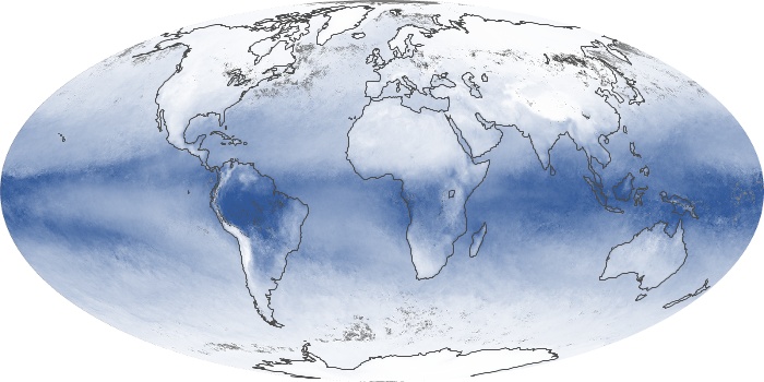Global Map Water Vapor Image 90