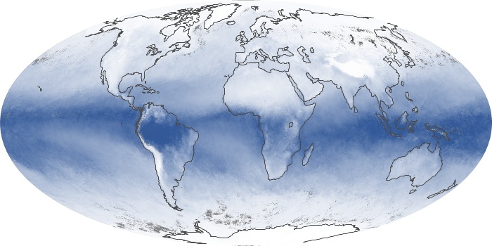Global Map Water Vapor Image 93