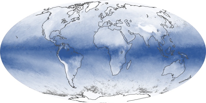 Global Map Water Vapor Image 94