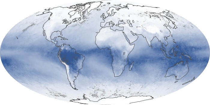 Global Map Water Vapor Image 104