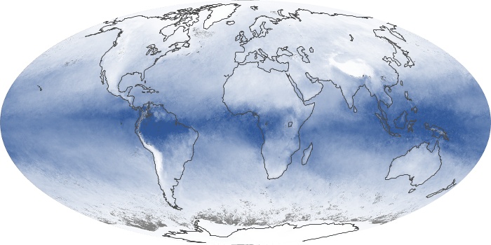 Global Map Water Vapor Image 106