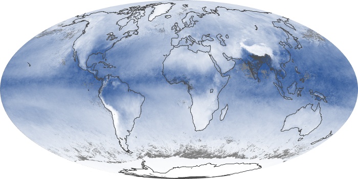 Global Map Water Vapor Image 109