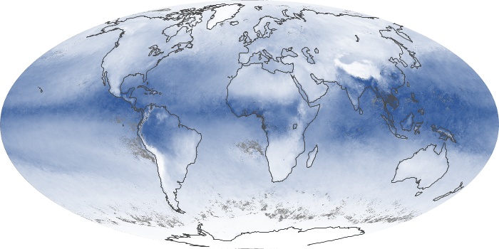 Global Map Water Vapor Image 111