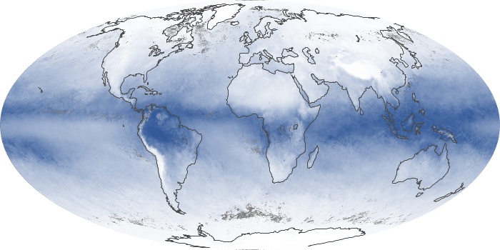 Global Map Water Vapor Image 113